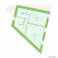 LOT 1 &eacute;tage les Moulins avec 2 chambres