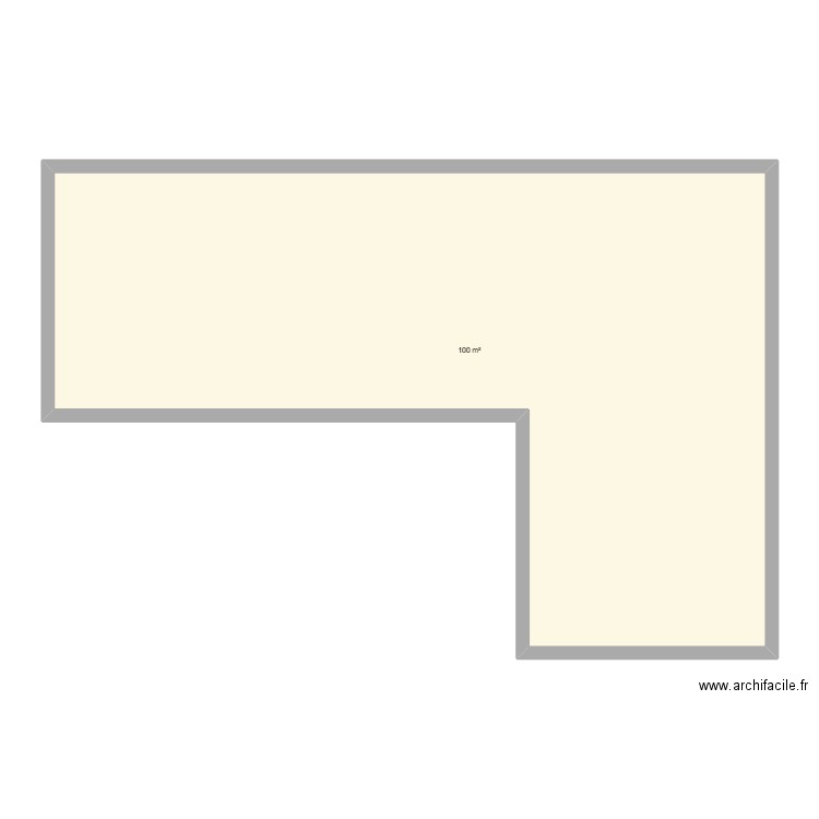 villa Ferme. Plan de 1 pièce et 100 m2