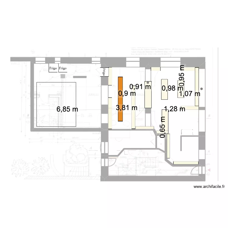 Plan pharmacie ancienne 2. Plan de 