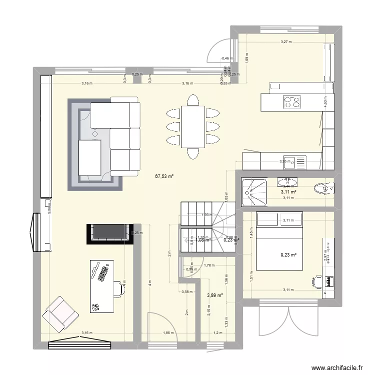 Maison la Hulpe 2. Plan de 