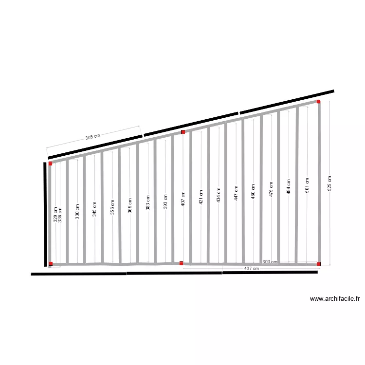 carport chaumont gistoux. Plan de 