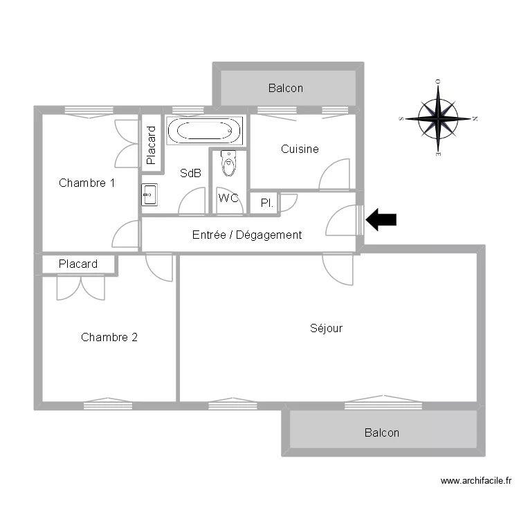 52005 DE OLIVERA. Plan de 11  et 82 m²
