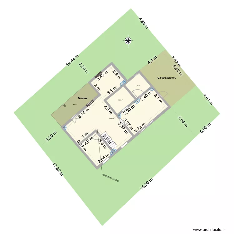 PC_projet. Plan de 4 Pièces et 93 m² PC_projet. Plan de 4 Pièces et 93 m²