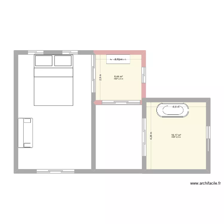 Plan1. Plan de 2 et 25 m² Plan1. Plan de 2 et 25 m²