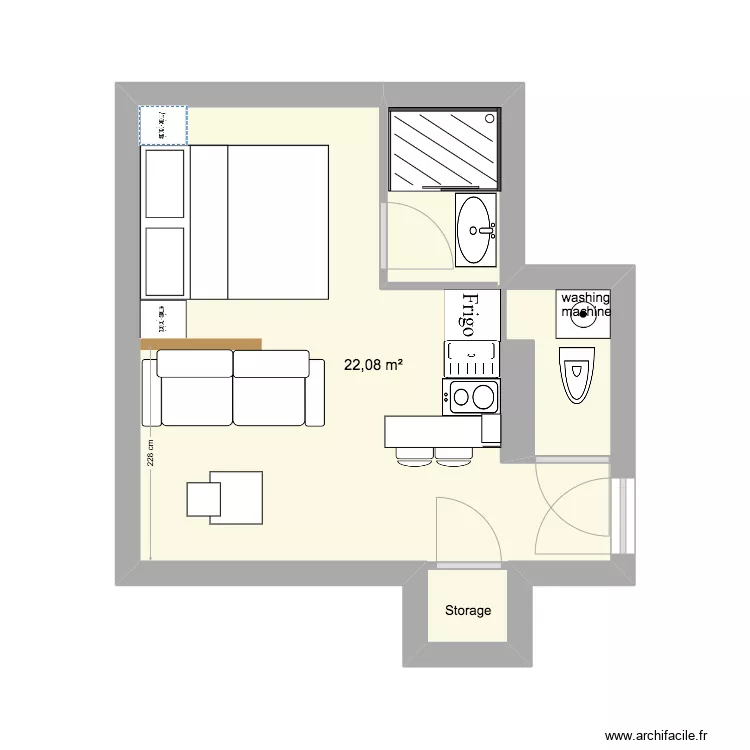studio laurent pichat. Plan de 