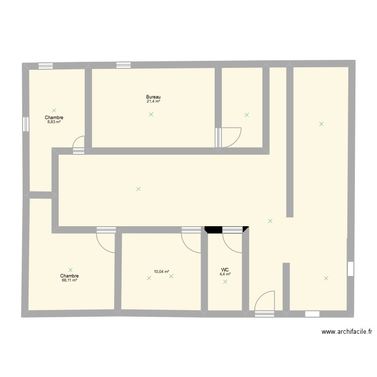 maison de ali et noah. Plan de 5 pièces et 113 m2