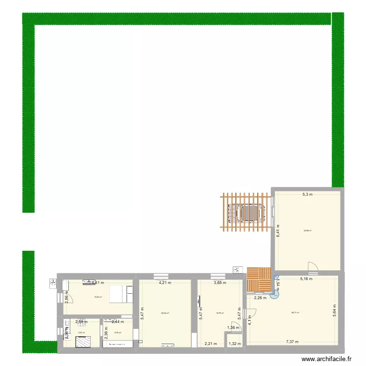 maison. Plan de 