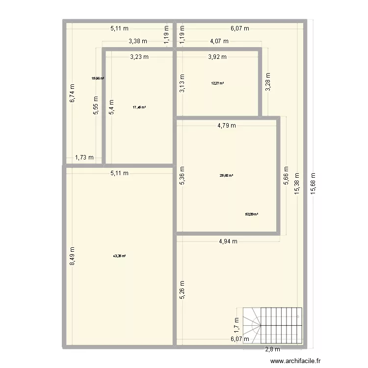 ROMA. Plan de 6 et 167 m² ROMA. Plan de 6 et 167 m²