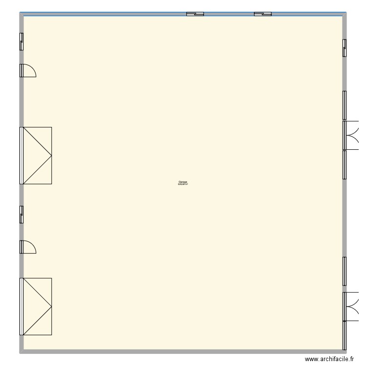 PLANN NUE. Plan de 1 pièce et 530 m2