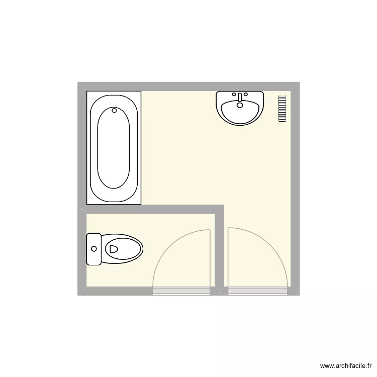 Witkowski. Plan de 2  et 6 m²