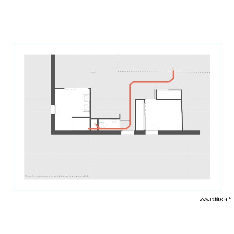 Salle de Bain Tavernier. Plan de 0 pièce et 0 m2