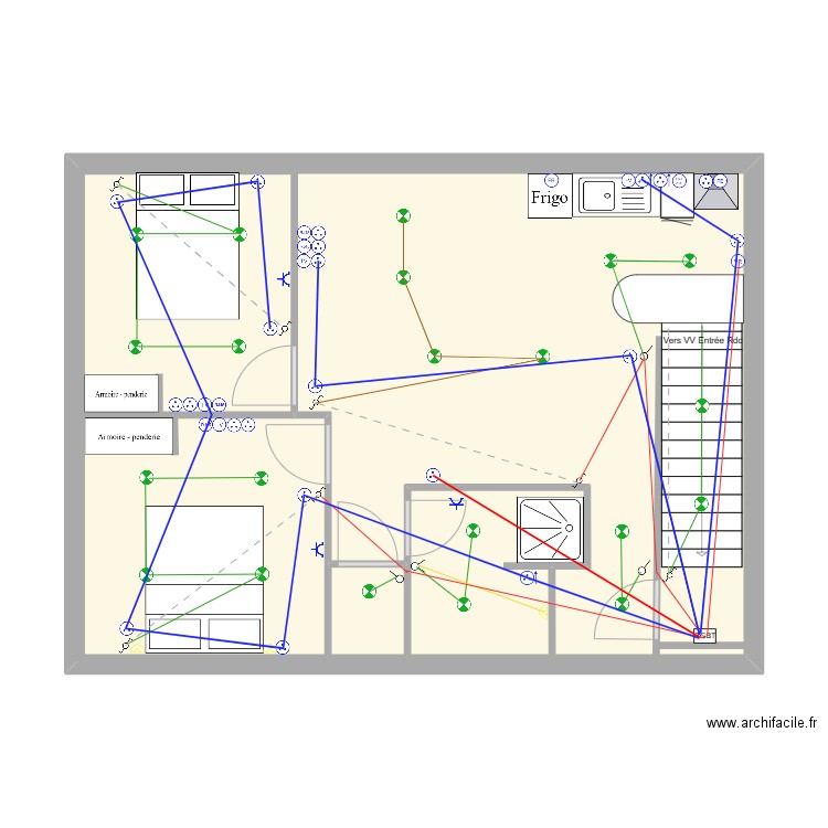Etage 1 Elect. Plan de 0 pièce et 0 m2
