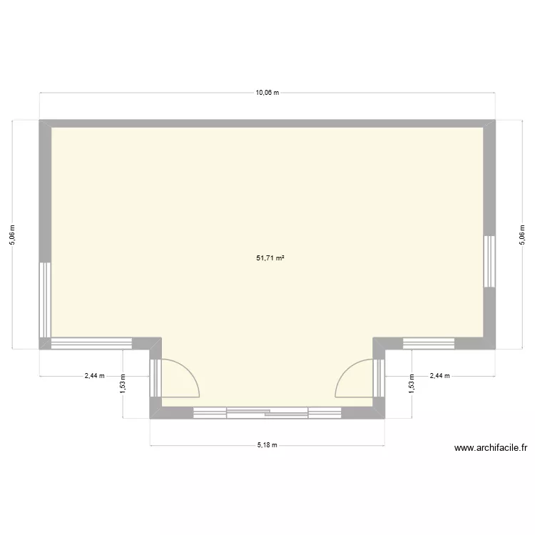 Plan Vedrin AVANT. Plan de 1 et 52 m² Plan Vedrin AVANT. Plan de 1 et 52 m²