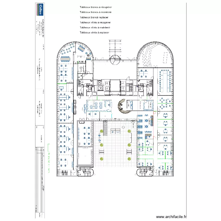 LIII ISP. Plan de 1  et 42 m²