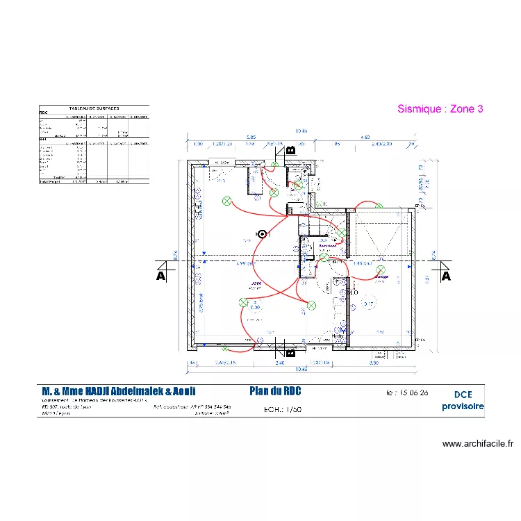 HADJI RDC. Plan de HADJI RDC. Plan de