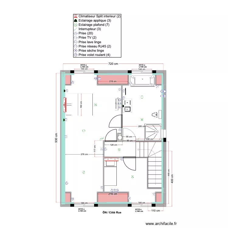 Etage DRAVEIL 13 06 2025. Plan de 