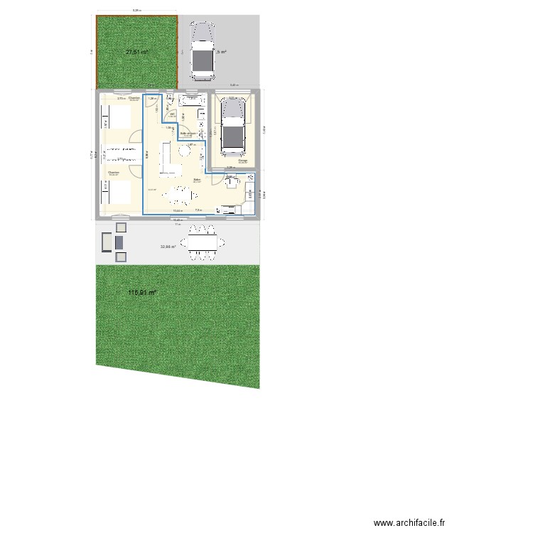 Projet st Augustin. Plan de 0 pièce et 0 m2