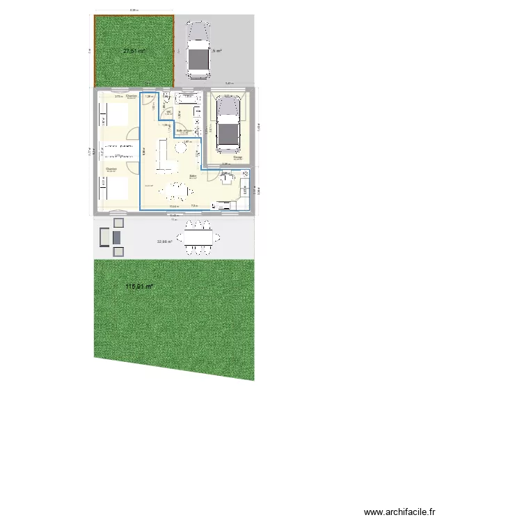 Projet st Augustin. Plan de 