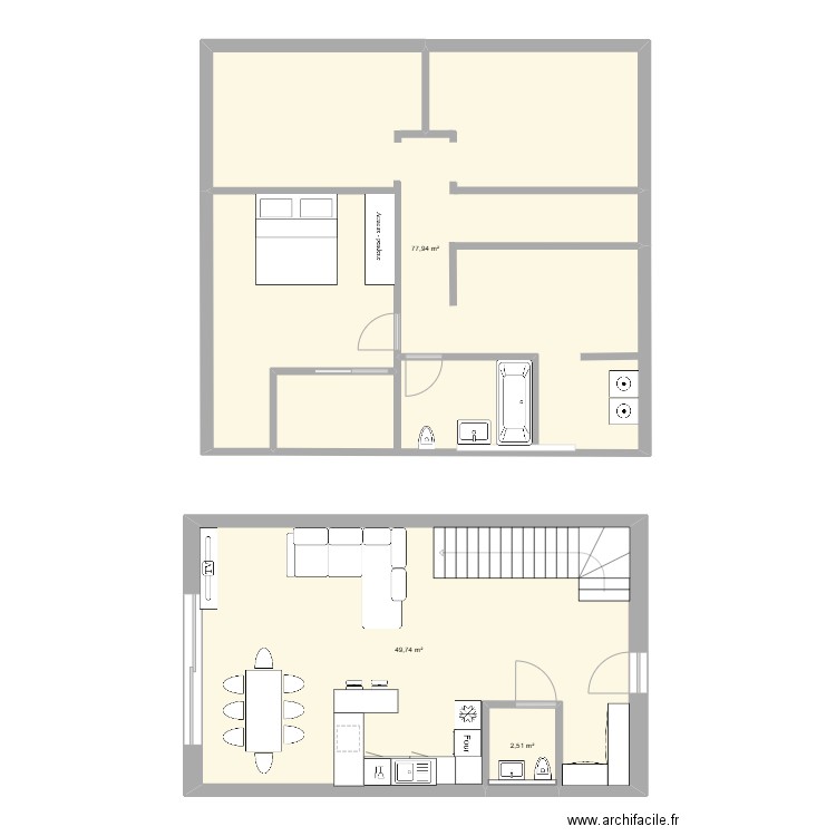 luli. Plan de 0 pièce et 0 m2