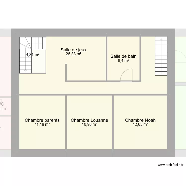 CHARDONNET MAISON. Plan de 