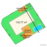 plan maison projet piscine 2