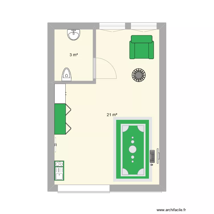 LILI TRAVAIL. Plan de 