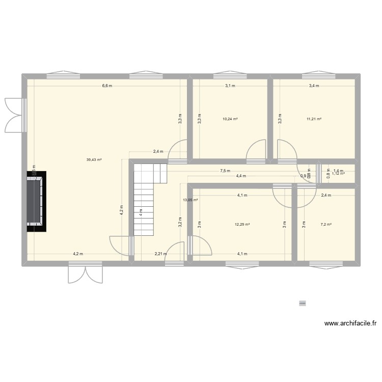 222. Plan de 0 pièce et 0 m2