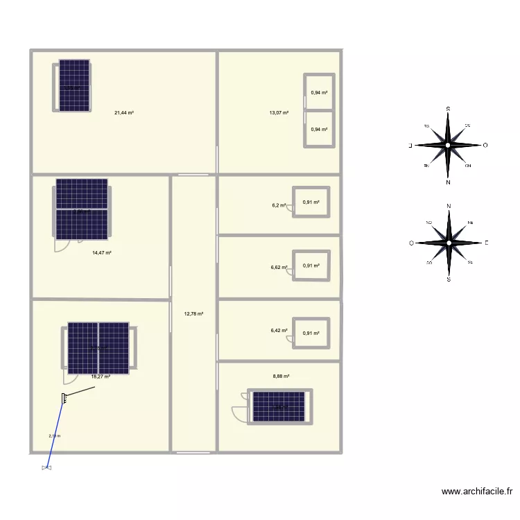 ferme. Plan de 18 et 138 m² ferme. Plan de 18 et 138 m²