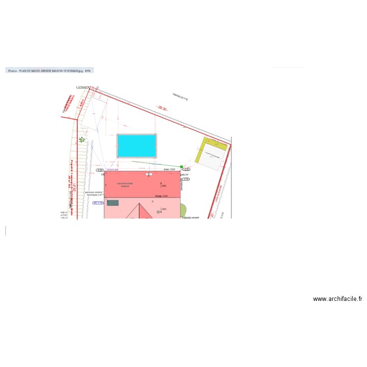 plan de masse 06 08 2025. Plan de 0 pièce et 0 m2