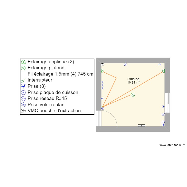 travaille pe. Plan de 0 pièce et 0 m2