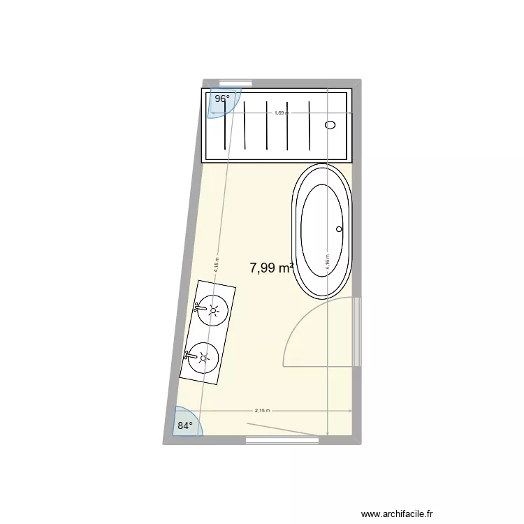 koffi. Plan de 1 et 8 m² koffi. Plan de 1 et 8 m²