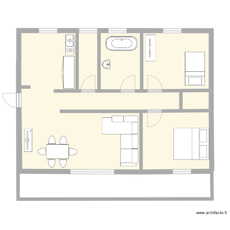APPARTEMENT. Plan de 0 pièce et 0 m2