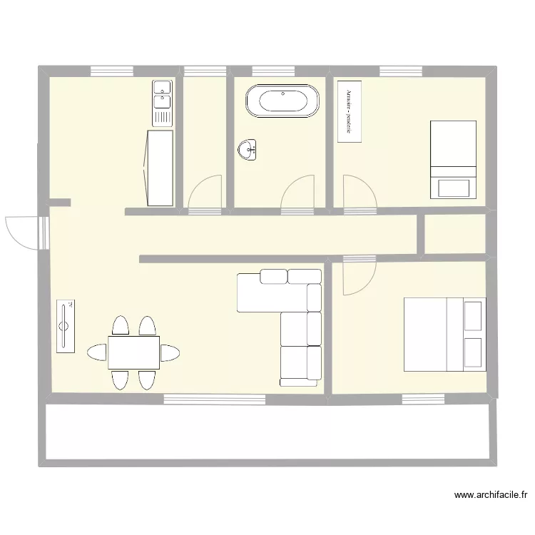 APPARTEMENT. Plan de 