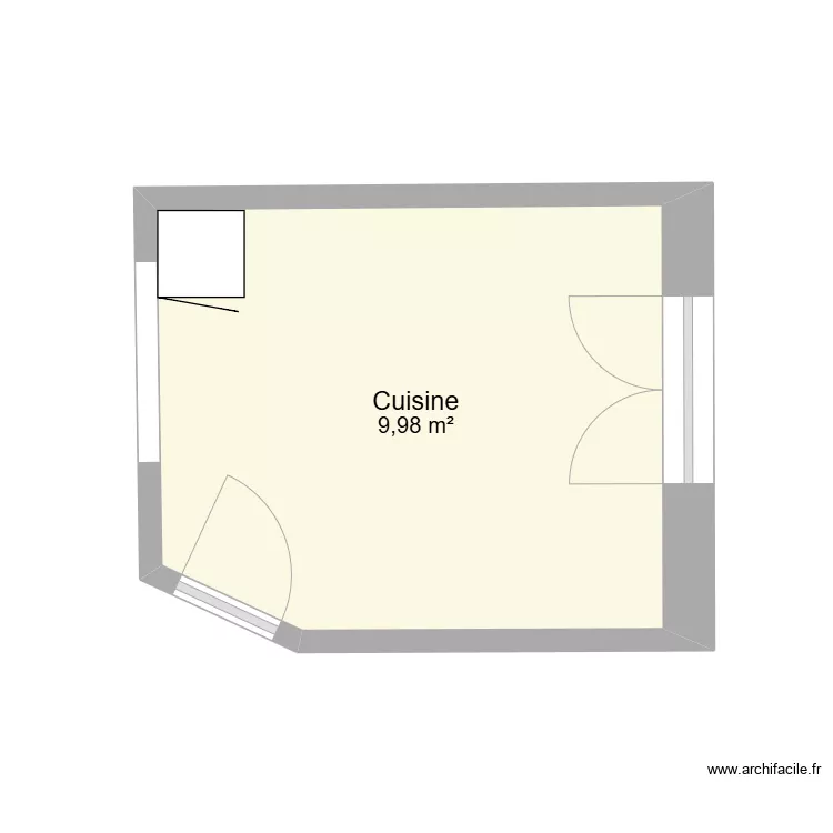 Cuisine Le Pout. Plan de Cuisine Le Pout. Plan de