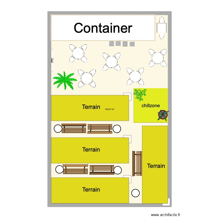 bar a petanque. Plan de 0 pièce et 0 m2