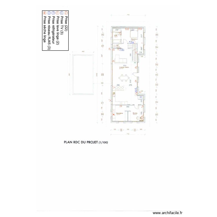 jeremy RDC ELEC PC A3. Plan de 0 pièce et 0 m2