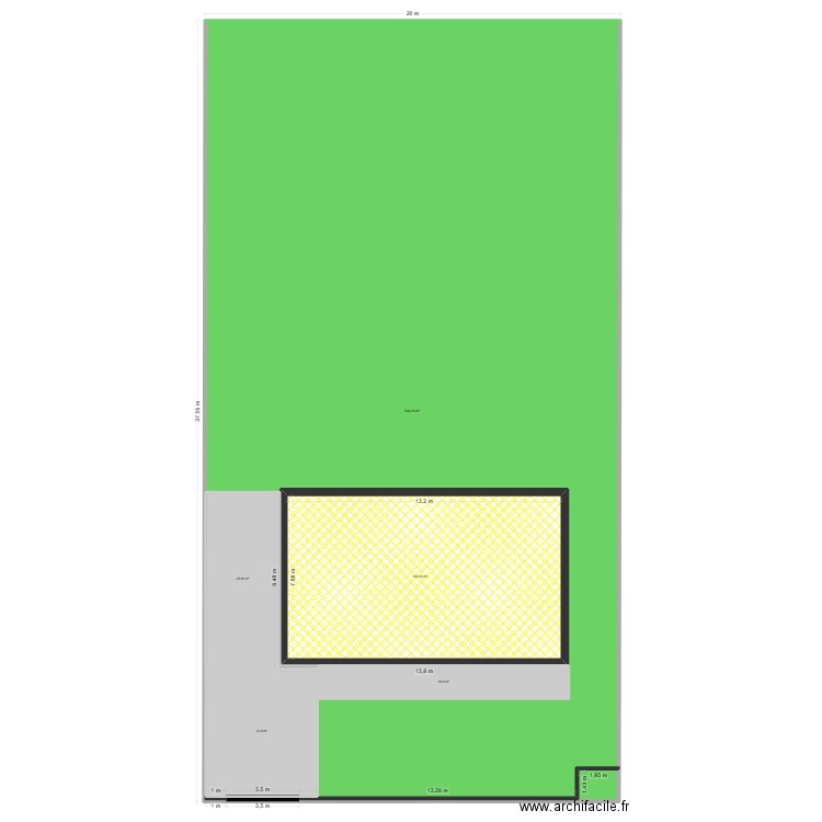 essaie1. Plan de 5 pièces et 924 m2