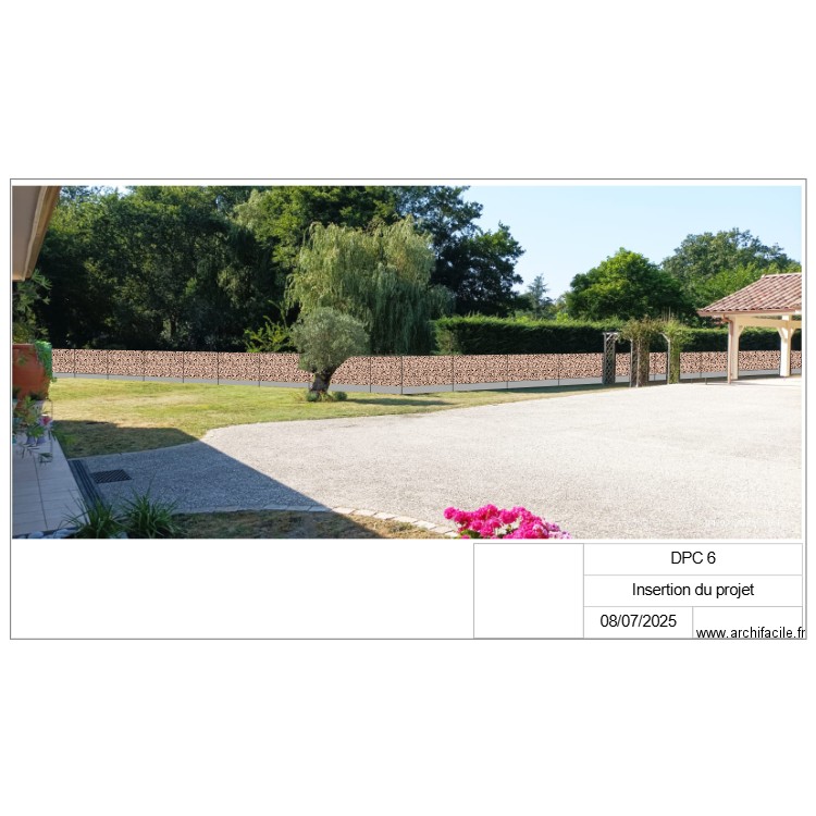 insertion cloture hamonet. Plan de 0 pièce et 0 m2