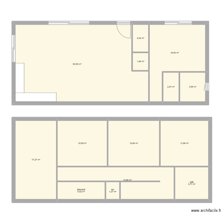 maison estelle rosefa. Plan de 14 pièces et 156 m2