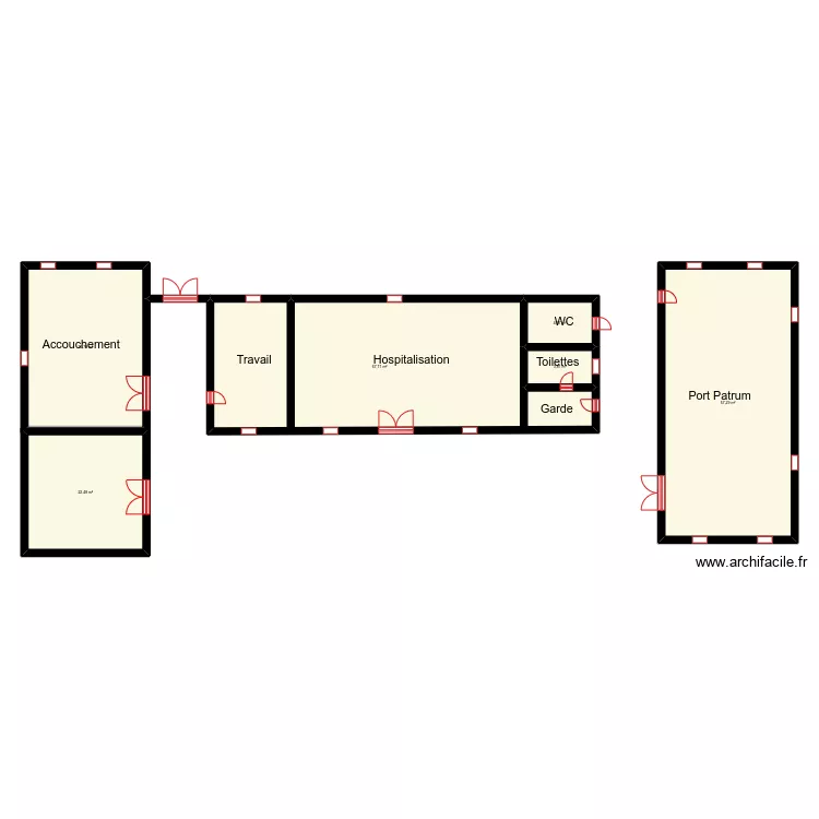 Vu En Plan DOUTOU Maternit. Plan de Vu En Plan DOUTOU Maternit. Plan de