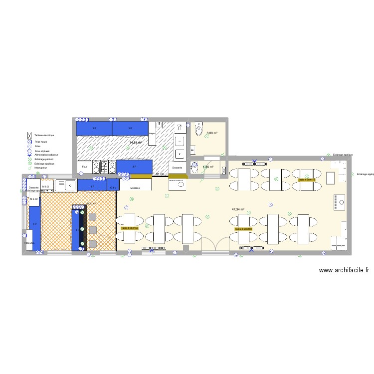 LA BUVETTE DU MOUTON CHANTIER. Plan de 0 pièce et 0 m2