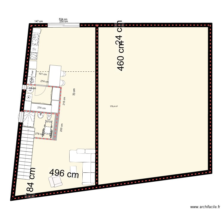 casa RDC NOUVELLES MESURES. Plan de 0 pièce et 0 m2