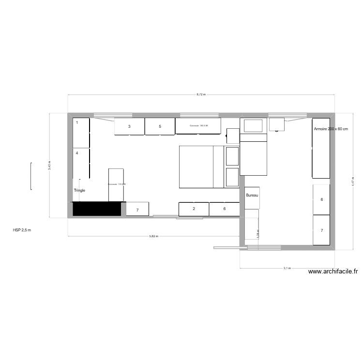 muriers 2. Plan de 0 pièce et 0 m2