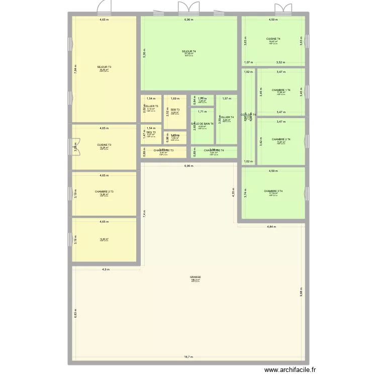 PETER GEISE. Plan de 20 Pièces et 392 m² PETER GEISE. Plan de 20 Pièces et 392 m²