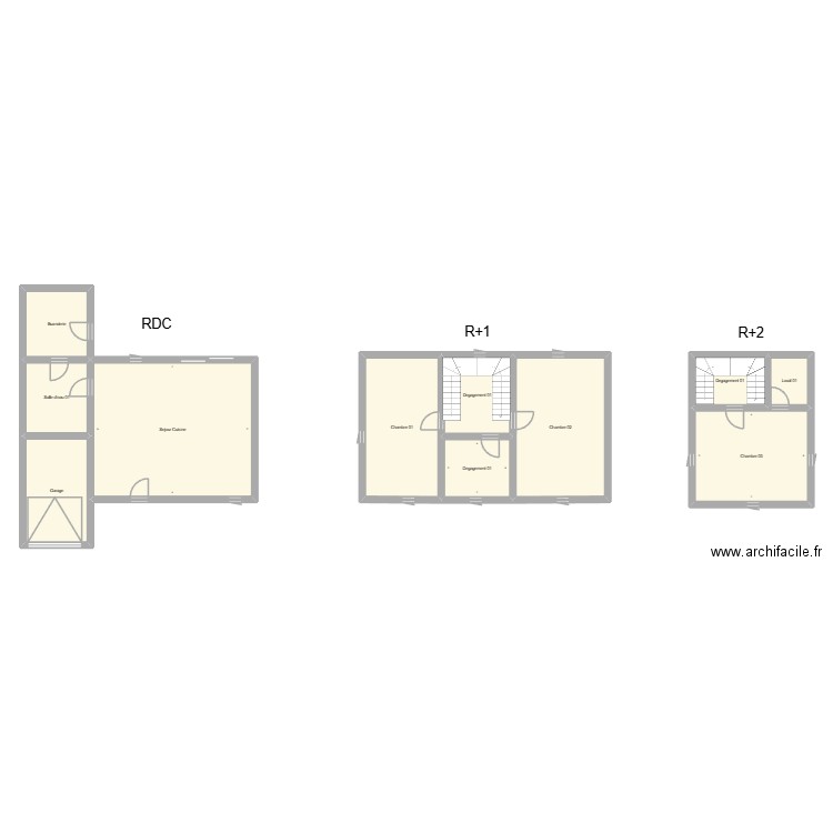 350602602B. Plan de 11 pièces et 165 m2