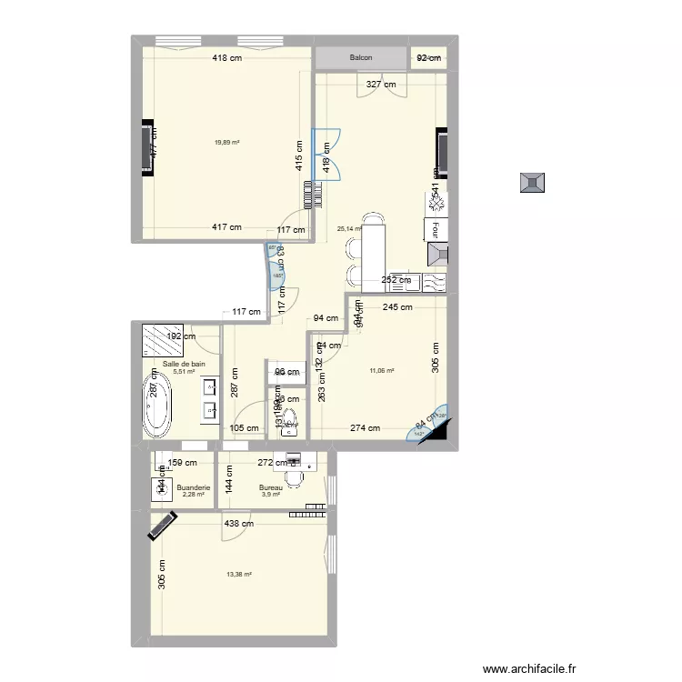 Heurteloup V01. Plan de 