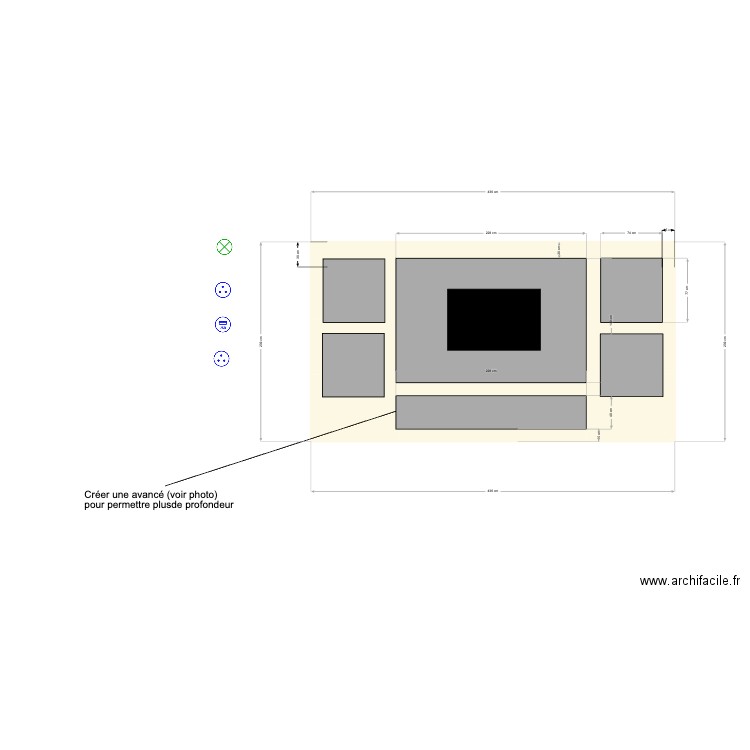 damien. Plan de 8 pièces et 6 m2