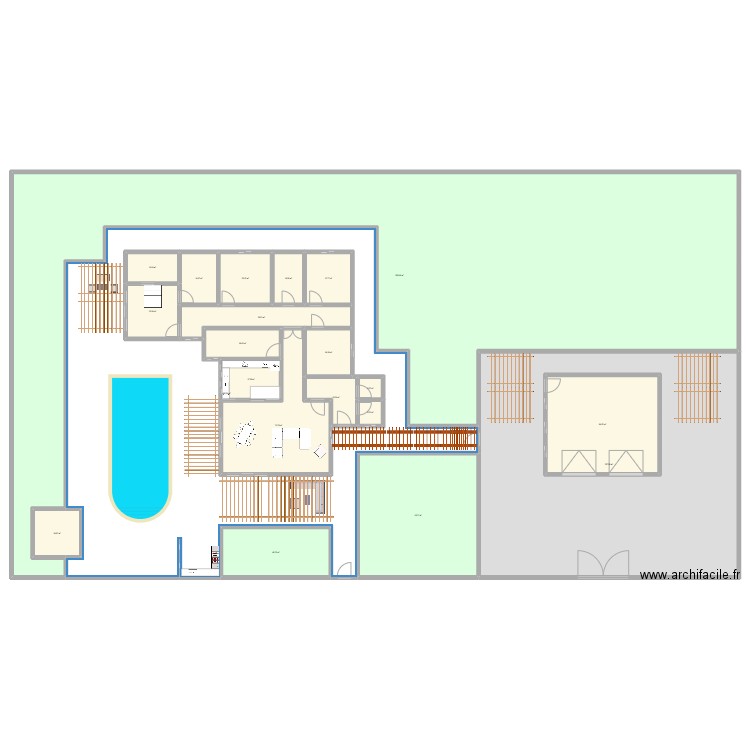 270 mc new model. Plan de 21 pièces et 2598 m2
