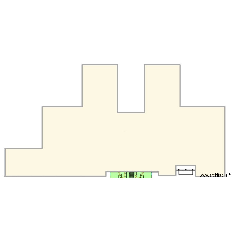 MCO R+2 zones ABEF + C 2008. Plan de 1 pièce et 752 m2