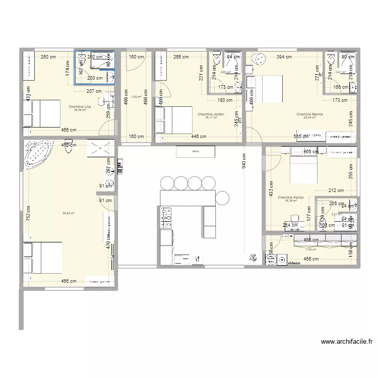 Plan N3. Plan de 